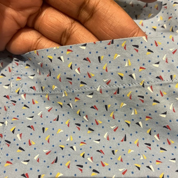 Vineyard Vines Men’s Large Slim Fit Colorful Boat Button Down - Picture 5 of 13